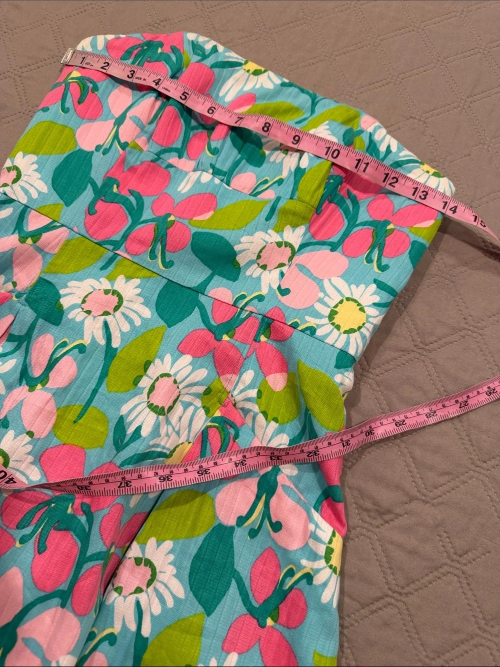 Lilly Pulitzer Turquoise Mini Dress. - Picture 11 of 16